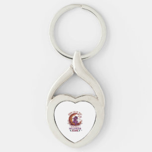 Dare Halloween Scare Purple Voodoo Doll Crescent M Key Ring