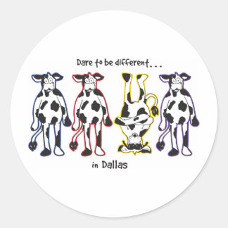 Dare-in-Dalls Classic Round Sticker