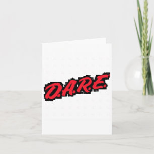 Dare Sticker  Card