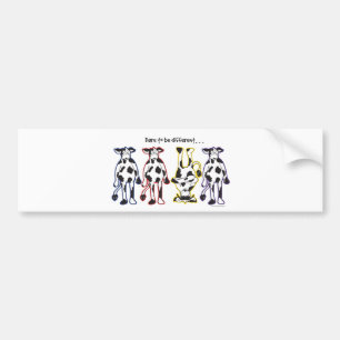 Dare to be Different Cows Bumper Sticker
