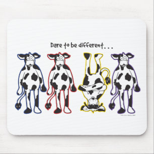 Dare to be different Cows Mouse Mat