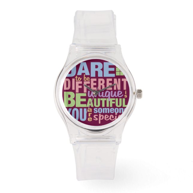 Dare To Be Different custom watches (Front)