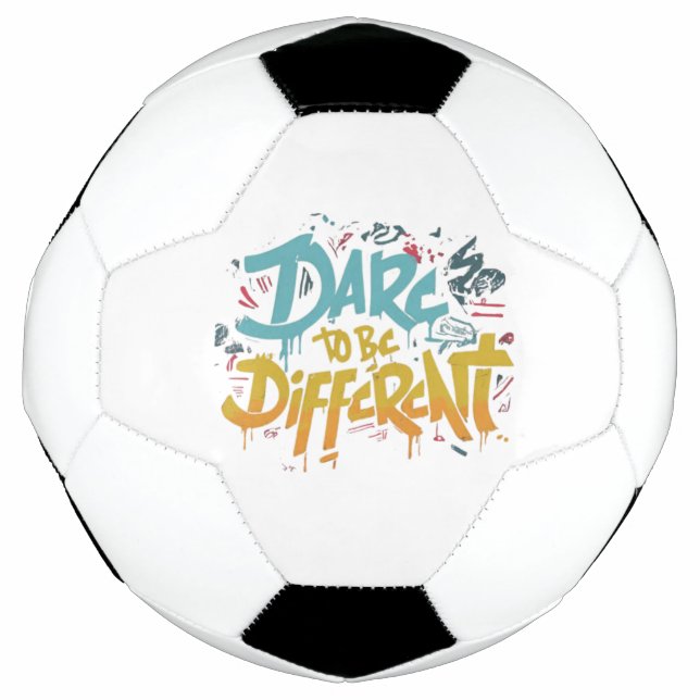 Dare to be different football (Front)