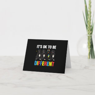Dare To Be Different Funny Newfie Cute Newfie Card