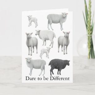 Dare to be Different Greeting Card