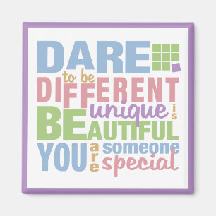 Dare To Be Different magnet