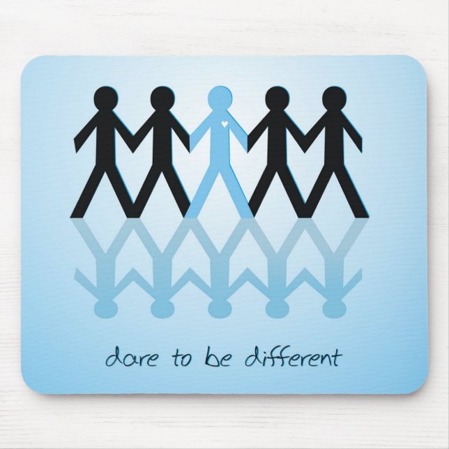Dare to be Different Mouse Mat (Front)