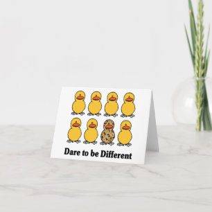 Dare to be Different notecards