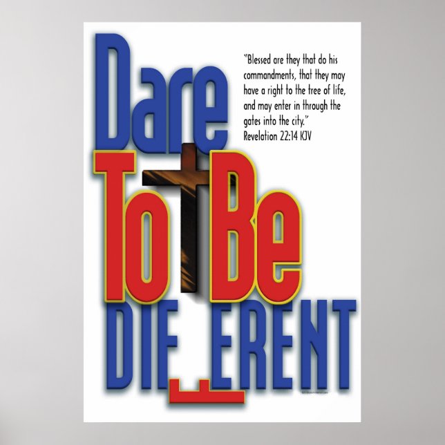 dare to be different_p poster (Front)