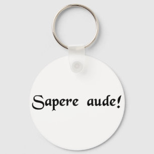 Dare to be wise! key ring