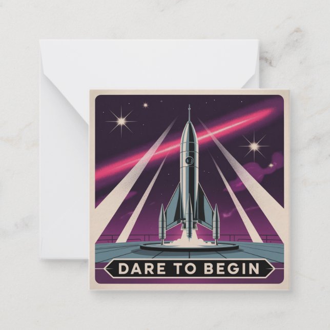 Dare To Begin Card (Front)