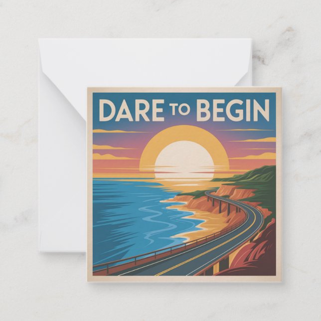 Dare To Begin Card (Front)