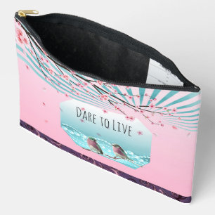 Dare to Live Accessory Pouch