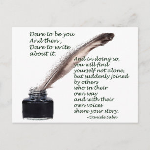 Dare to write postcard