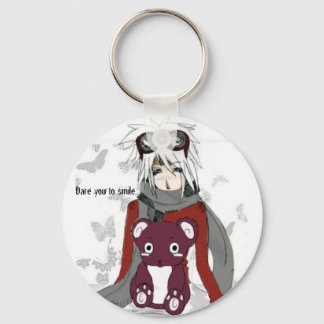 Dare you to smile...Keychain! Key Ring