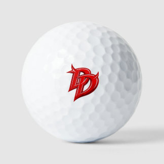 Daredevil inspired logo golf balls