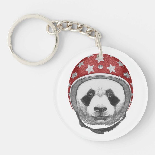 Daredevil Panda Key Ring (Front)