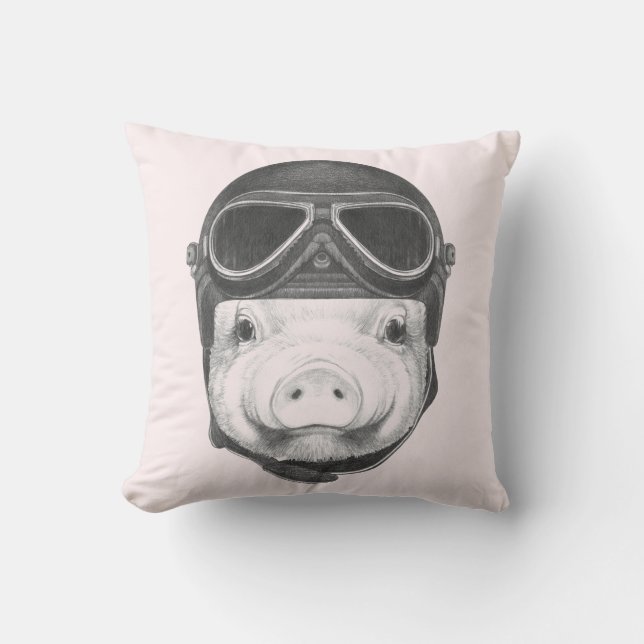 Daredevil Pig Cushion (Front)