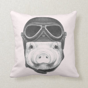Daredevil Pig Cushion