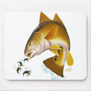 DAREDEVIL slogans#11-redfish-cutout Mouse Mat