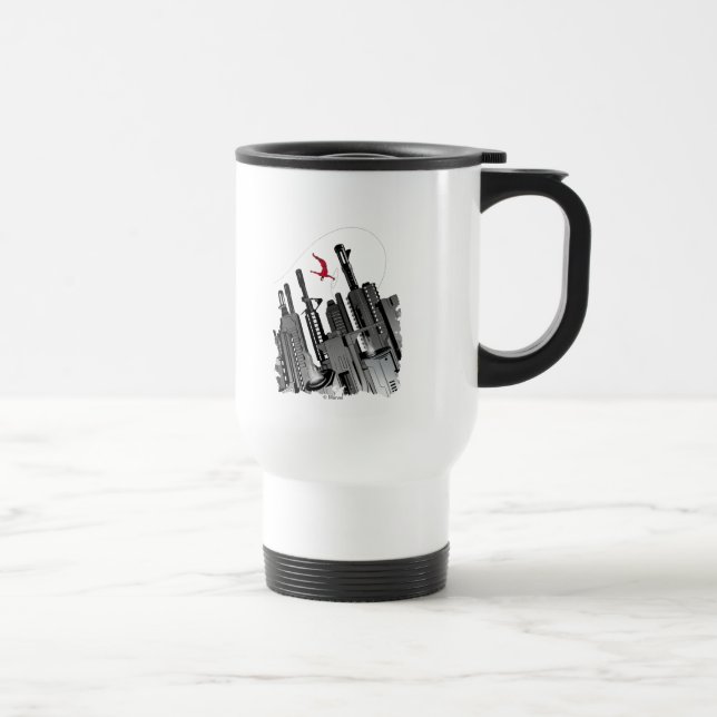 Daredevil & Weapons Graphic Travel Mug (Right)