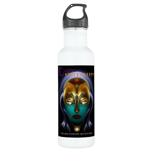 Daria Cyborg Queen 710 Ml Water Bottle (Front)