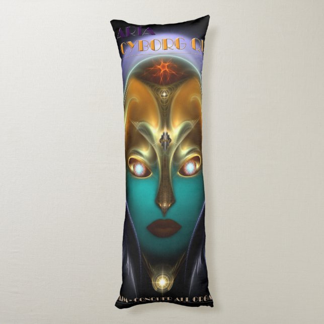 Daria Cyborg Queen Body Pillow (Back (Vertical))