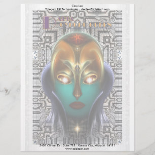 Daria Cyborg Queen Tech Customised Letterhead