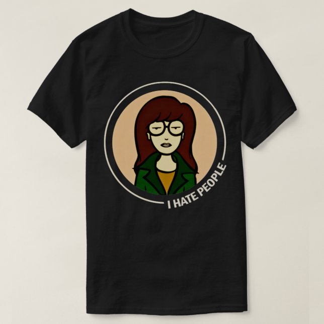 Daria I hate People T-Shirt (Design Front)