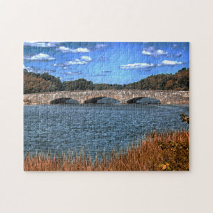 Darien  Bridge Connecticut. Jigsaw Puzzle