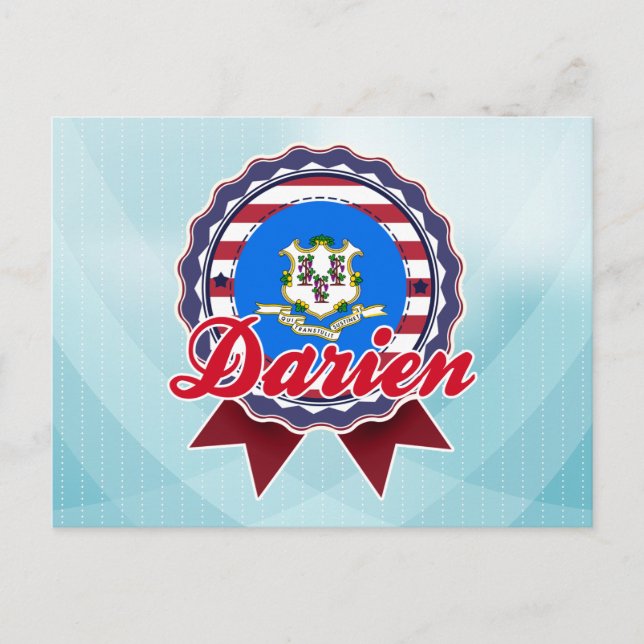Darien, CT Postcard (Front)