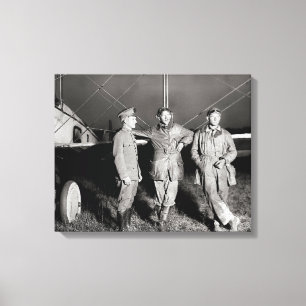 Daring Aviators, 1919 Canvas Print