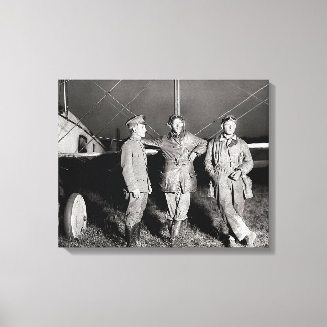 Daring Aviators, 1919 Canvas Print (Front)