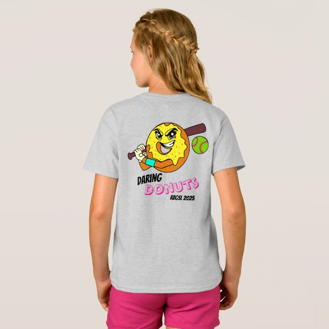 Daring Doughnuts - Girls T-Shirt (Back Full)