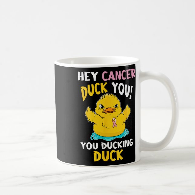 Daring Duckie - Breast Cancer Warrior  Coffee Mug (Right)