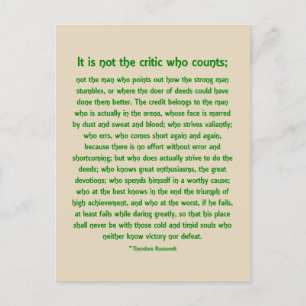 Daring Greatly - Postcard