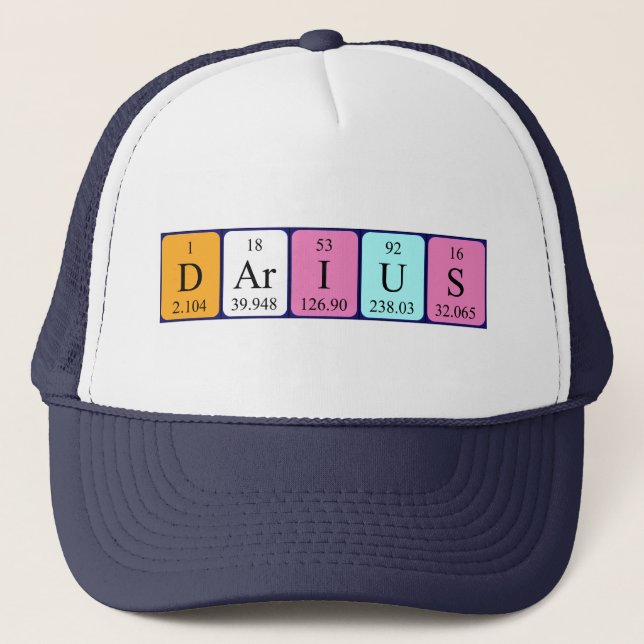 Darius periodic table name hat (Front)