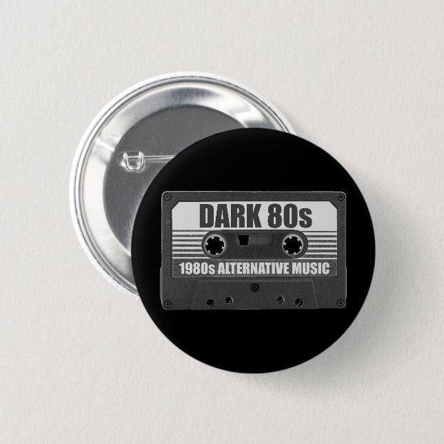 DARK 80s Cassette Tape Pin (Front & Back)