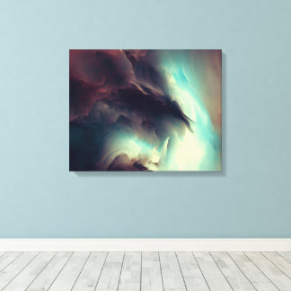 dark abstract art print