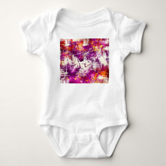 Dark Abstract Blots Background Baby Bodysuit