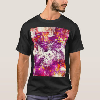 Dark Abstract Blots Background T-Shirt