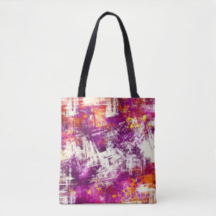 Dark Abstract Blots Background Tote Bag