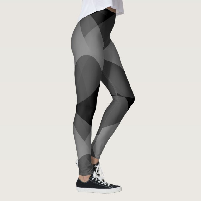 Dark abstract leggings (Right)