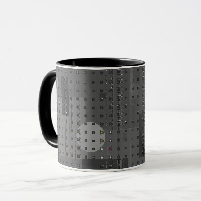 Dark Abstract Mug (Front Left)