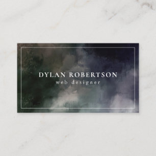 Dark Abstract Texture Modern Business Card