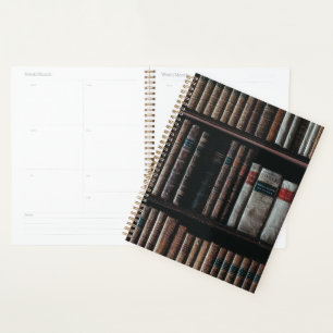 Dark Academia Aesthetic bookshelf Planner