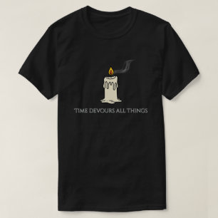 Dark Academia Aesthetic Candle T-Shirt 