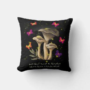Dark Academia Aesthetic Cottagecore Mushroom Cushion