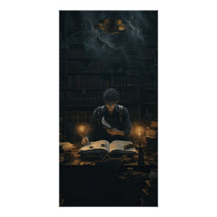 Dark Academia Aesthetic Gothic Library Academy Poster