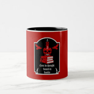 Dark Academia Aesthetic Two-Tone Coffee Mug